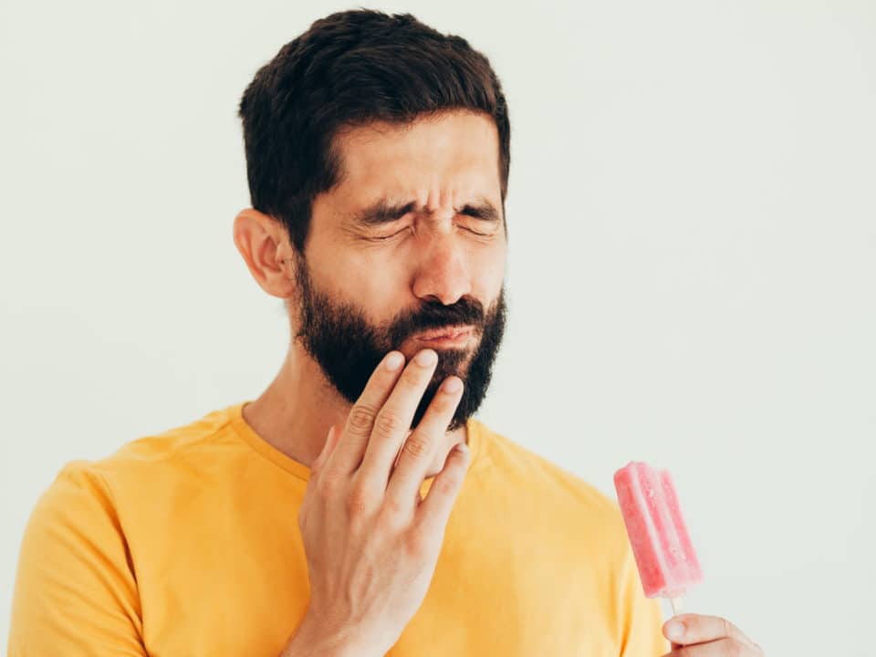 Washington MI dentist patient with sensitive teeth